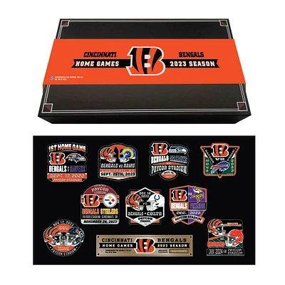 Ensemble collecteur de 9 pin MOJO Cincinnati Bengals 2023 Game Day