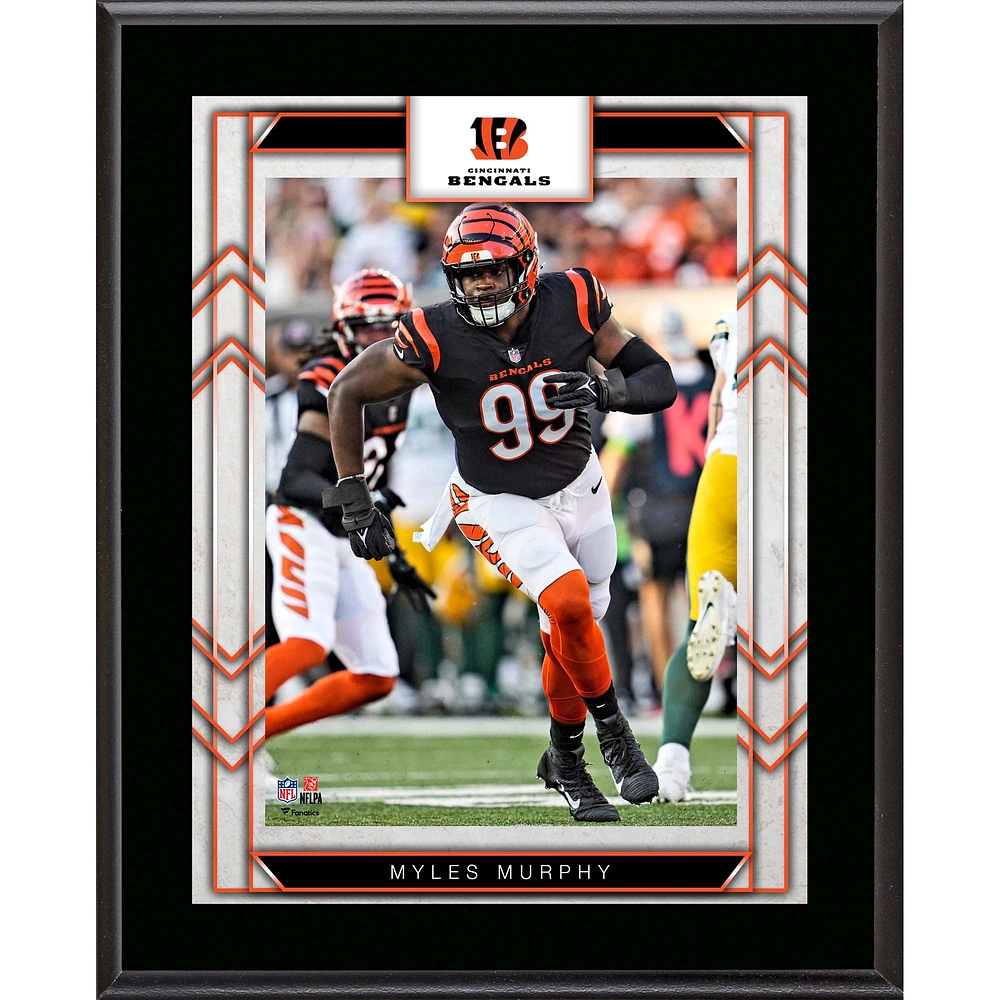 Myles Murphy Cincinnati Bengals 10.5" x 13" Sublimated Player Plaque