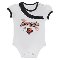 Ensemble body et jupe Cincinnati Bengals Love My Team pour nouveau-né bébé