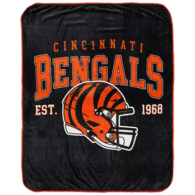 Pegasus  Cincinnati Bengals Vintage Arch Ultra Soft 50" x 60" Blanket