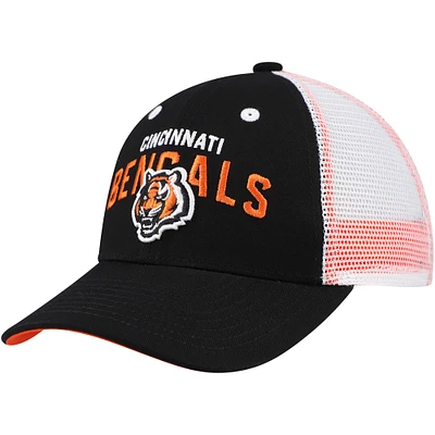 Preschool Black Cincinnati Bengals Core Lockup Trucker Adjustable hat