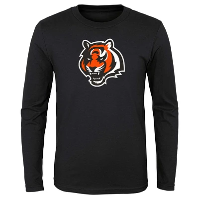 Preschool Black Cincinnati Bengals Primary Logo Long Sleeve T-Shirt