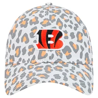 Preschool New Era White Cincinnati Bengals Active Leopard 9TWENTY Adjustable Hat