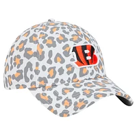 Preschool New Era White Cincinnati Bengals Active Leopard 9TWENTY Adjustable Hat