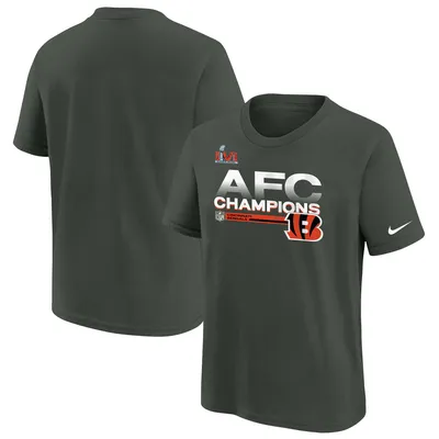 Men's Cincinnati Bengals Nike White 2021 AFC Champions Roster T-Shirt