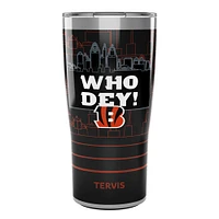 Tervis Cincinnati Bengals 20oz. Who Dey! Slider Lid Stainless Steel Tumbler