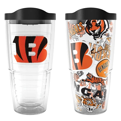 Tervis Cincinnati Bengals NFL Lot de 2 allover et emblème