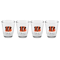 The Memory Company Cincinnati Bengals 4-Pack 2oz. Shot Glass Set