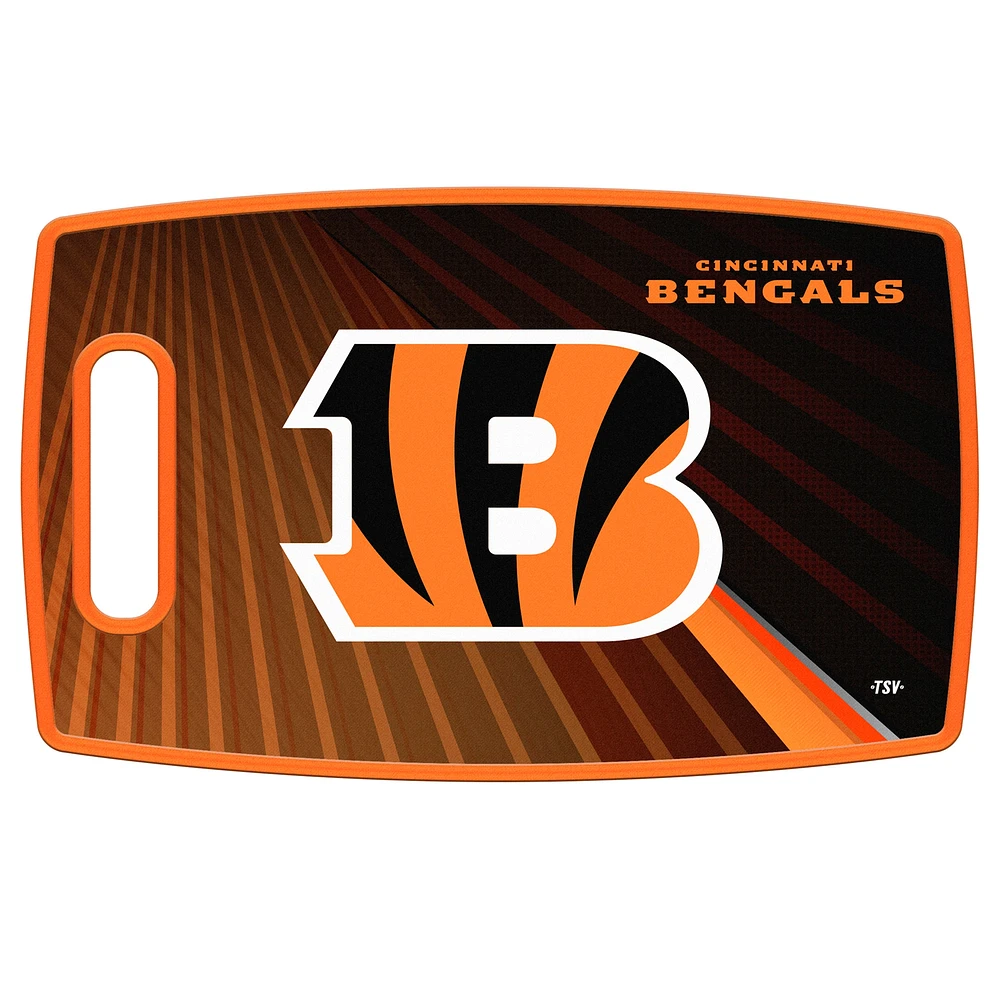 The Sports Vault Cincinnati Bengals - Planche à découper 9'' x 14''