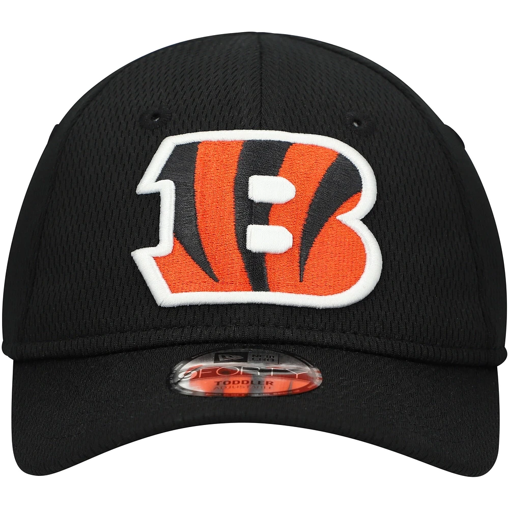 Casquette ajustable Main 9FORTY des Bengals de Cincinnati de New Era pour tout-petits