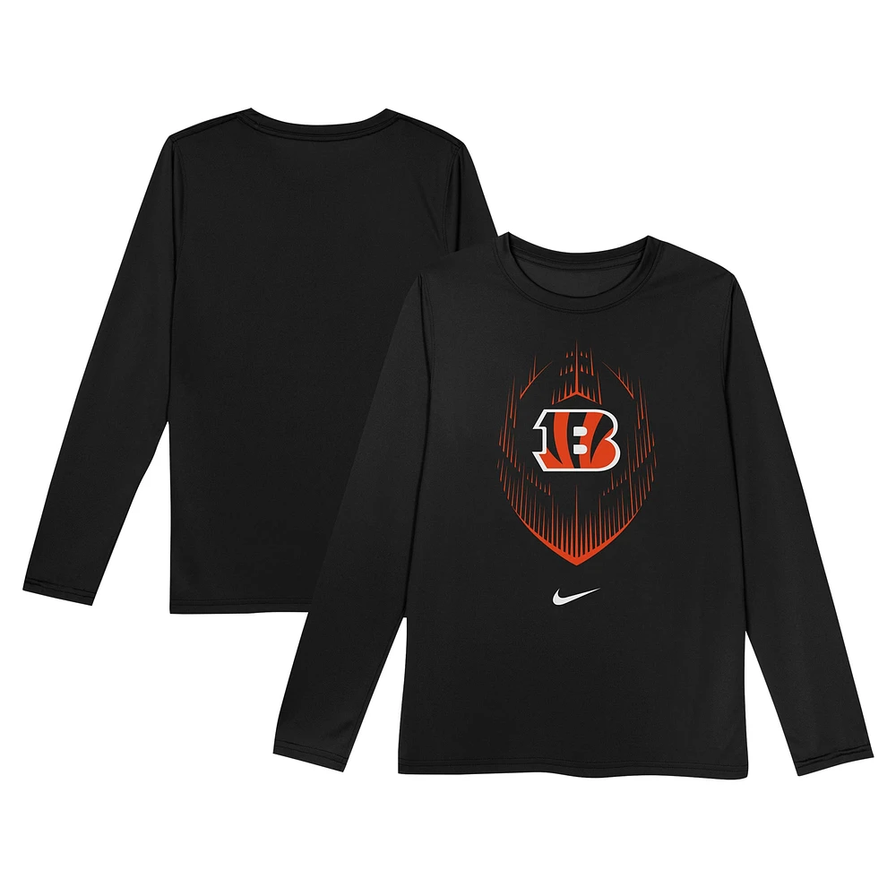 Toddler Nike Black Cincinnati Bengals Legend Icon Long Sleeve T-Shirt