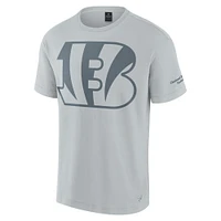 T-shirt unisexe Fanatics gris emblématique des Bengals de Cincinnati