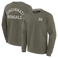 Unisex Fanatics Olive Cincinnati Bengals Elements Super Soft Pullover Sweatshirt
