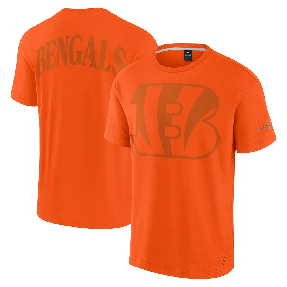 T-shirt unisexe Fanatics Orange Cincinnati Bengals Elements Iconic