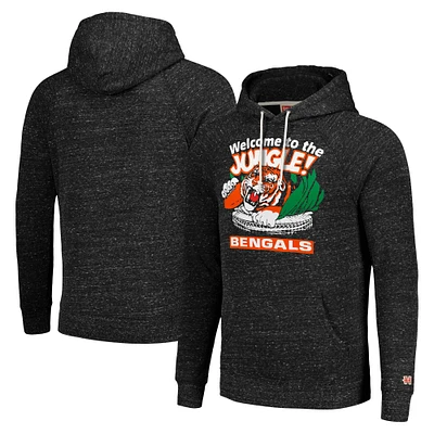 Sweat à capuche unisexe Hommage Charcoal Cincinnati Bengals Hyperlocal Raglan
