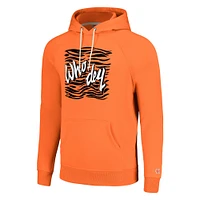 Sweat à capuche unisexe Hommage Orange Cincinnati Bengals Hyperlocal Raglan