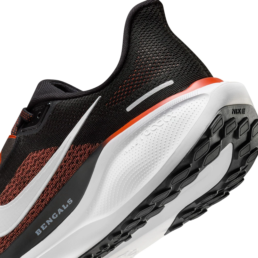 Chaussures de course unisexes Nike Zoom Pegasus 41 noires des Bengals Cincinnati