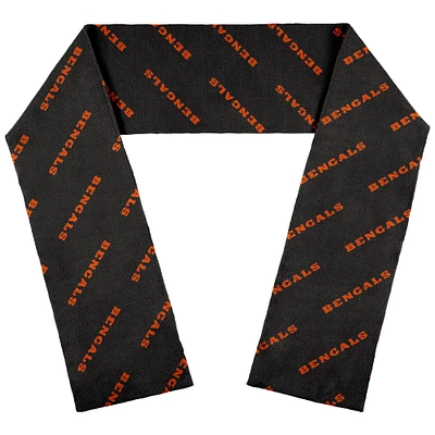 WEAR by Erin Andrews Cincinnati Bengals Team Wordmark Scarf