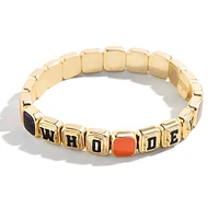 WEAR by Erin Andrews x BaubleBar Cincinnati Bengals Tile Bracelet