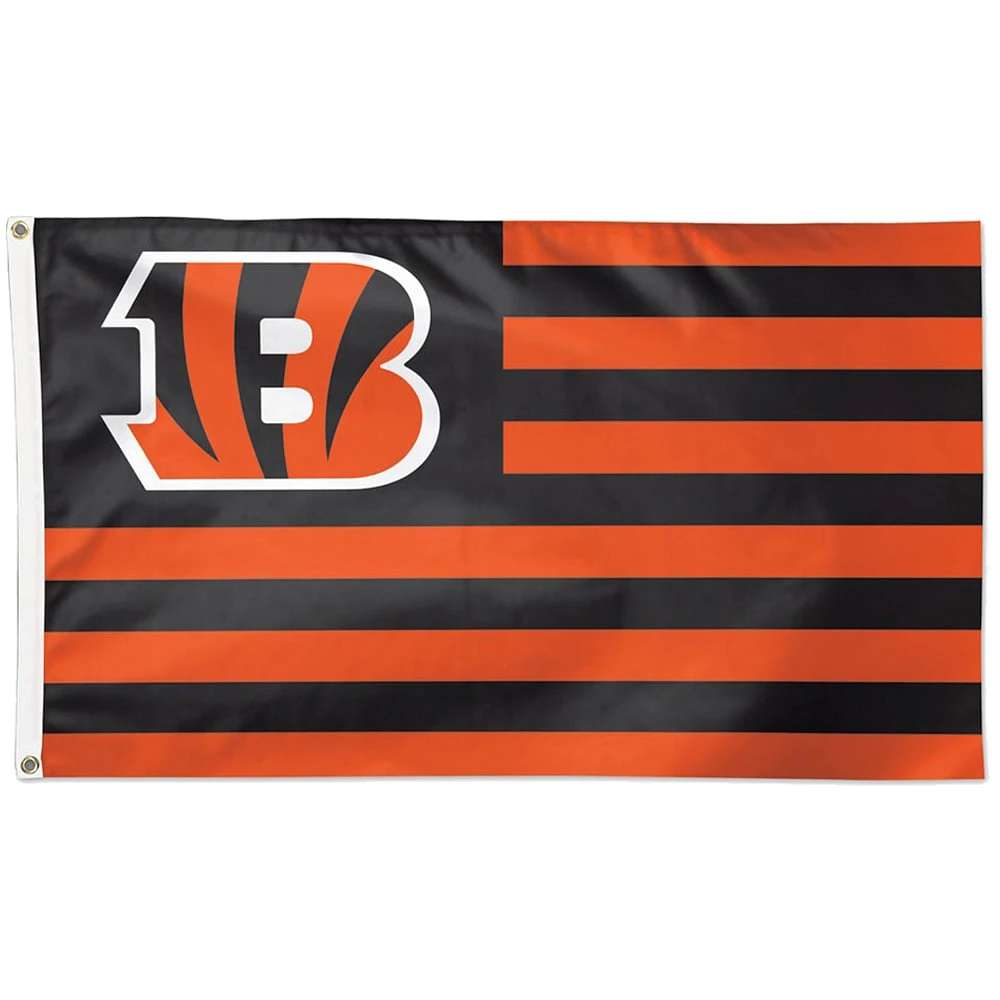 WinCraft Cincinnati Bengals 3' x 5' Americana Stars & Stripes Deluxe Flag