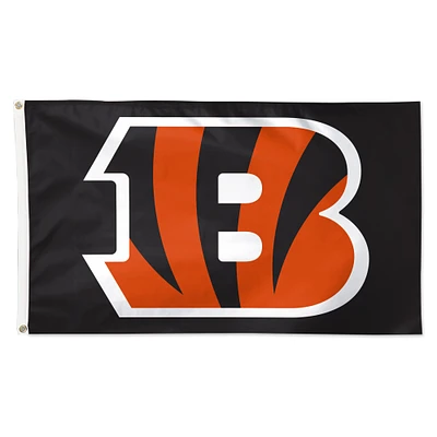 WinCraft Cincinnati Bengals 3' x 5' Drapeau simple face avec logo principal