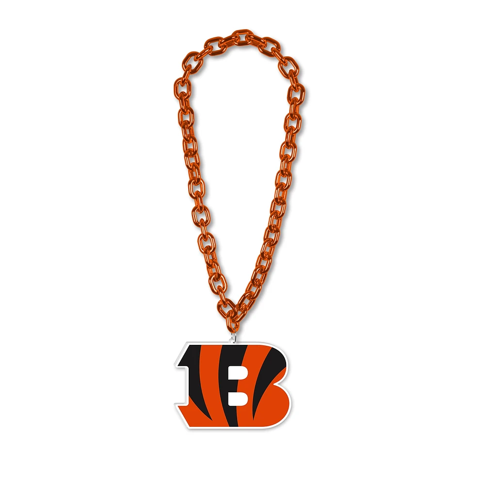 WinCraft Cincinnati Bengals Big Chain Logo Plastic Necklace