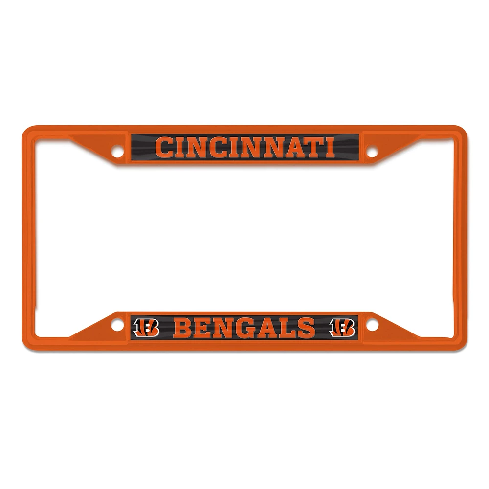 WinCraft Cincinnati Bengals Chrome Cadre de plaque d'immatriculation