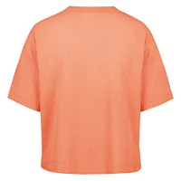 Women's '47  Orange Cincinnati Bengals Florentina Montauk Cropped T-Shirt