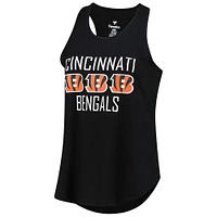 Women's Fanatics Joe Burrow Black Cincinnati Bengals Plus Name & Number Tank Top