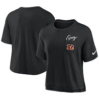 T-shirt Nike Performance Pocket pour femme, noir, Cincinnati Bengals