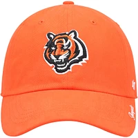 Women's '47 Orange Cincinnati Bengals Miata Clean Up Secondary Logo Adjustable Hat