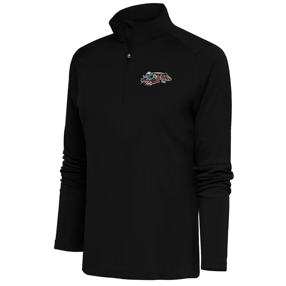 Lids Cincinnati Bengals Antigua Women's Throwback Logo Tribute Half-Zip  Pullover Top