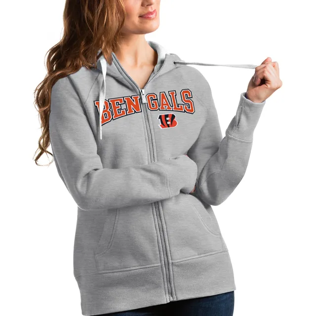 Lids Cincinnati Bengals Antigua Victory Chenille Pullover Hoodie