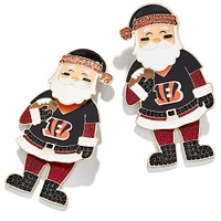 Boucles d'oreilles Père Noël BaubleBar Cincinnati Bengals pour femme