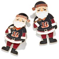 Women's BaubleBar Cincinnati Bengals Santa Claus Earrings