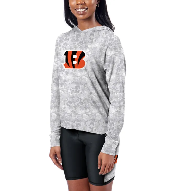 Lids Cincinnati Bengals Certo Women's Cropped Full-Zip Hoodie