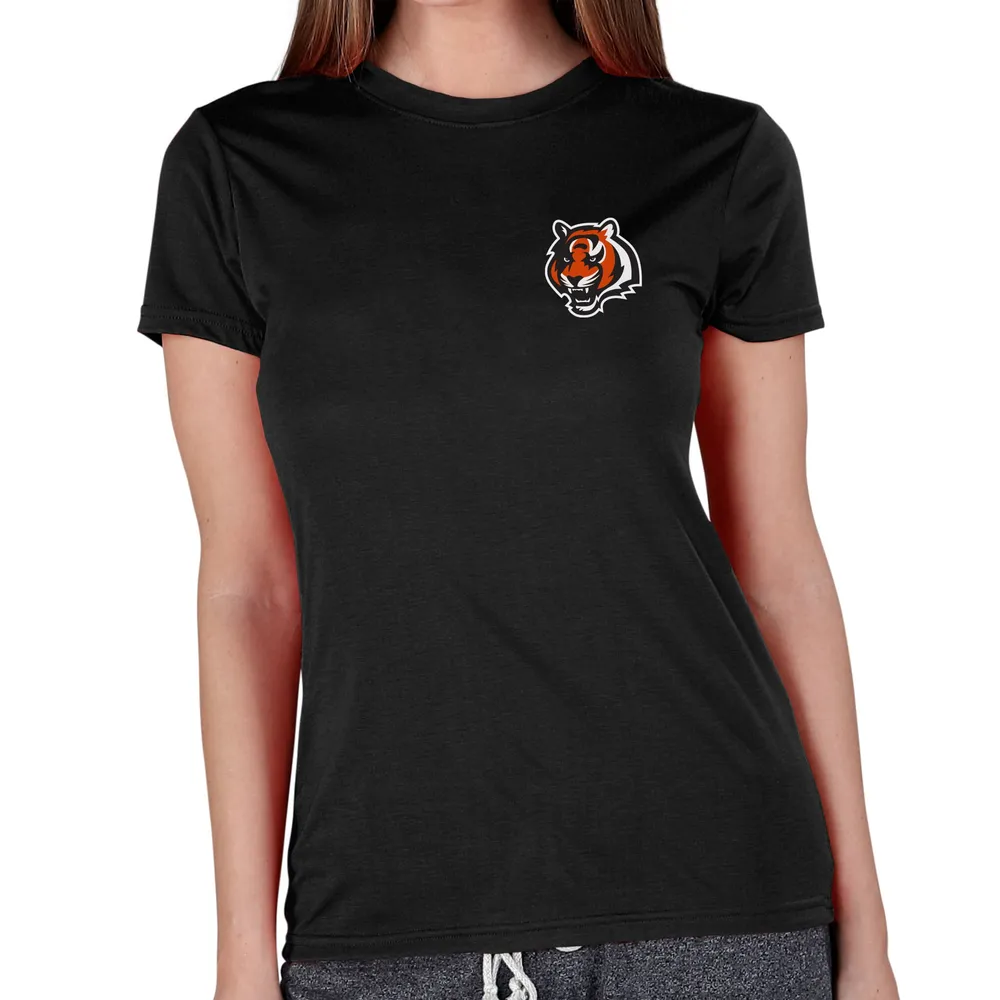 Lids Cincinnati Bengals Concepts Sport Women's Marathon Knit T-Shirt -  Black