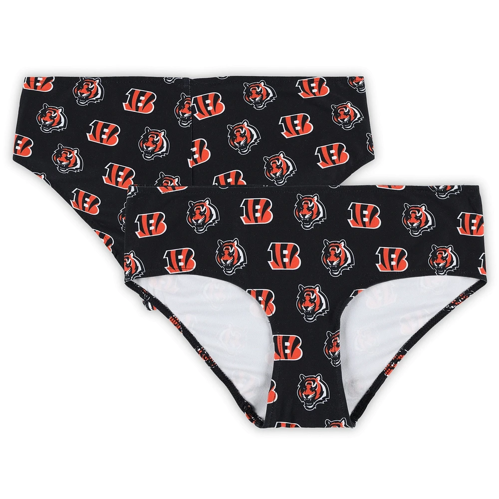 Culotte en tricot à imprimé intégral Record Allover des Bengals de Cincinnati Concepts Sport pour femme