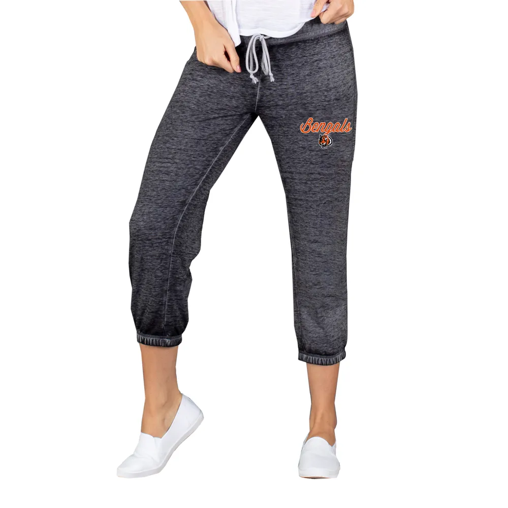 Lids Cincinnati Bengals Concepts Sport Women's Knit Capri Pants - Charcoal