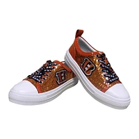 Women's Cuce Orange Cincinnati Bengals Team Sequin Sneakers