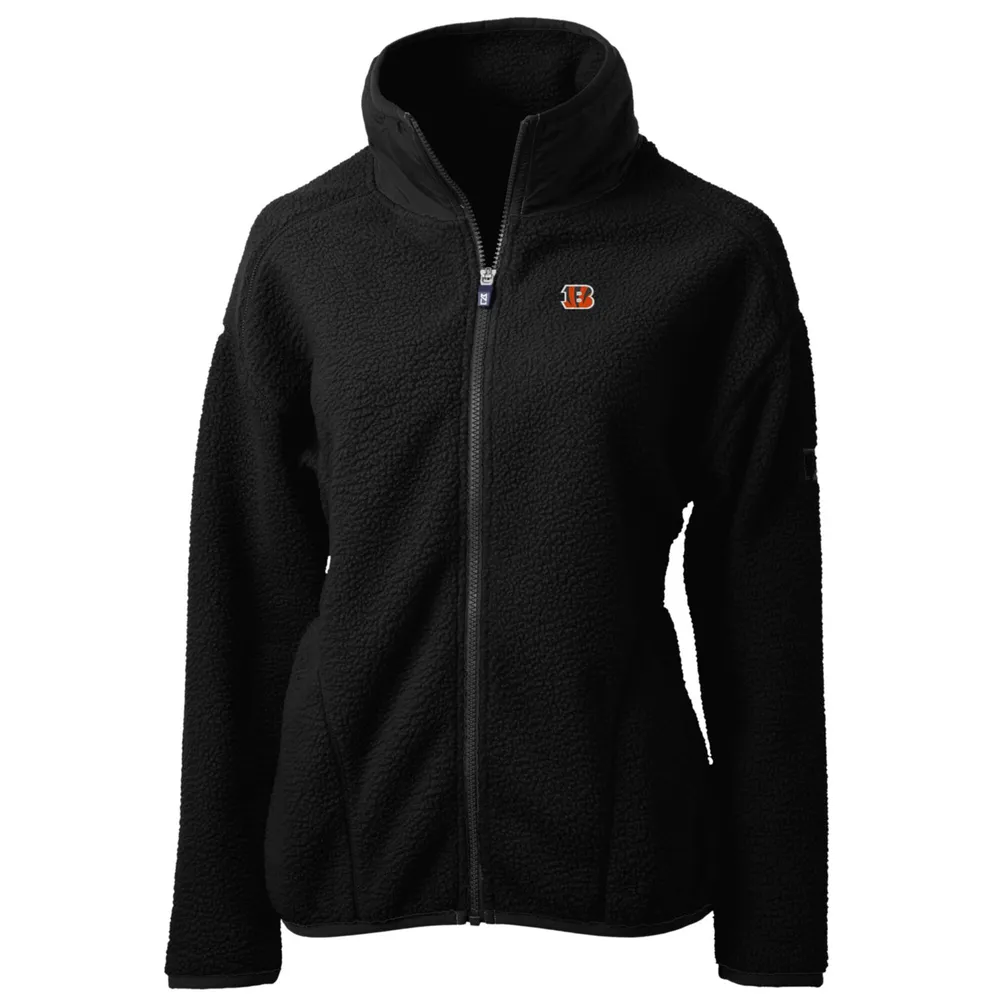 Lids Cincinnati Bengals Cutter & Buck Women's Cascade Eco Sherpa Fleece  Full-Zip Jacket