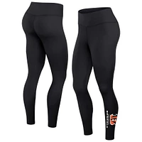 Women's Fanatics Black Cincinnati Bengals Wordmark Stacked - Leggings