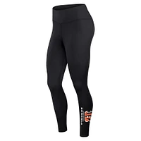 Fanatics pour femmes, noir, logo des Bengals de Cincinnati empilé - Leggings