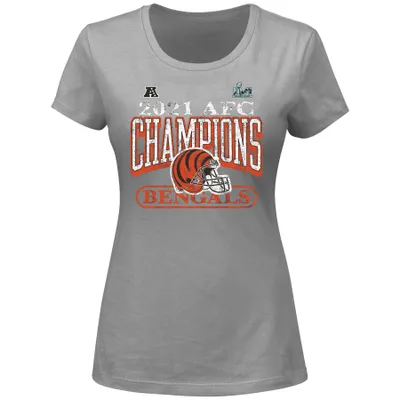 Cincinnati Bengals Fanatics Branded Youth 2021 AFC Champions Locker Room  Trophy Collection T-Shirt - Heathered Charcoal