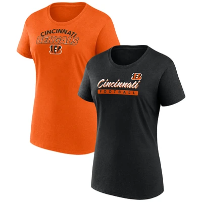 Pack combiné de t-shirts à risque Fanatics Cincinnati Bengals pour femmes