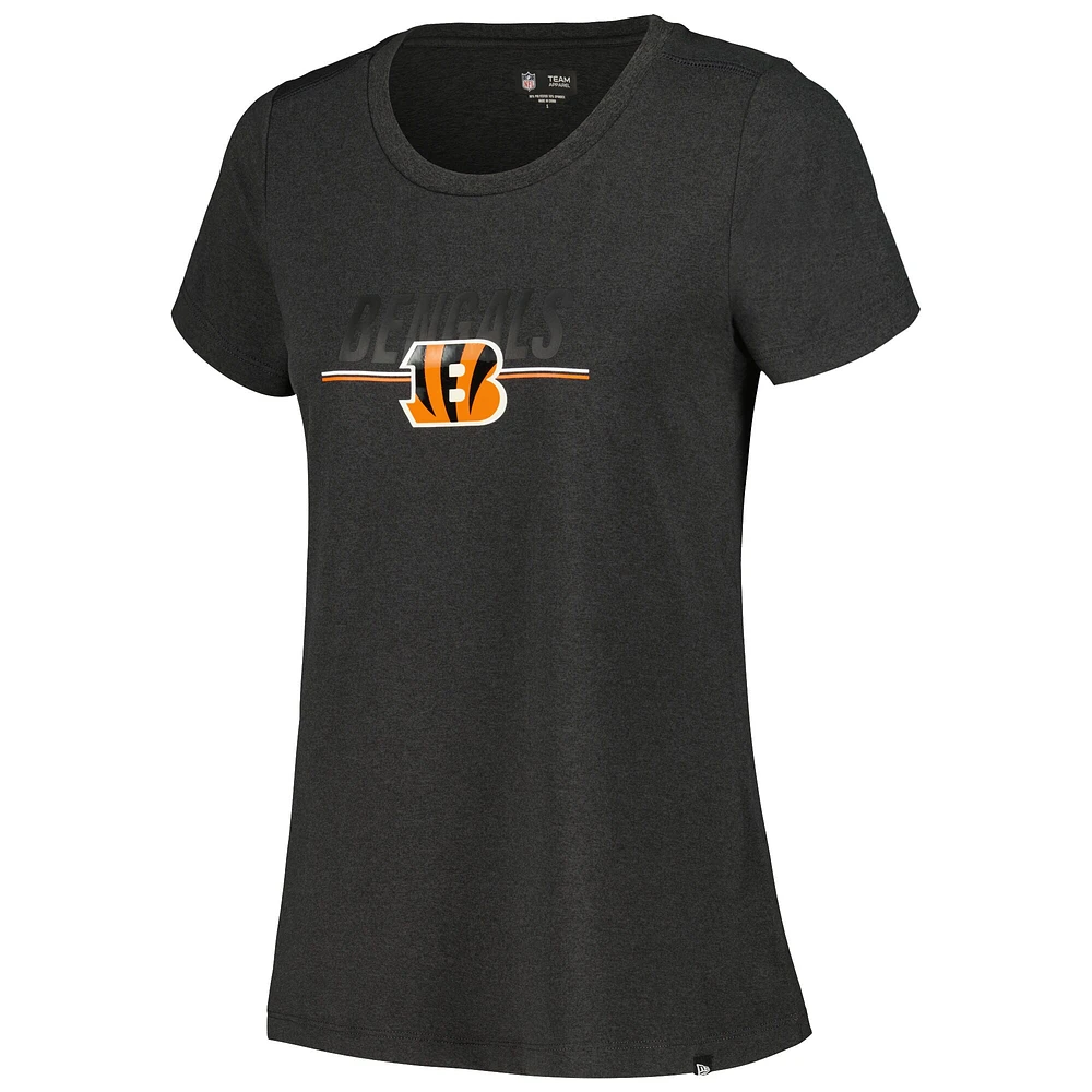 T-shirt noir New Era pour femme des Bengals de Cincinnati 2023 NFL Training Camp