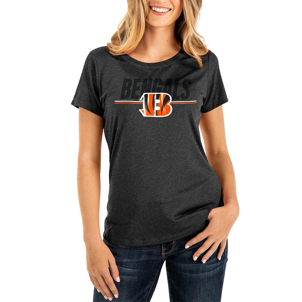 T-shirt noir New Era pour femme des Bengals de Cincinnati 2023 NFL Training Camp