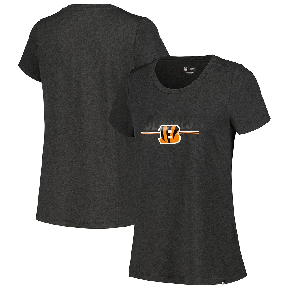 T-shirt noir New Era pour femme des Bengals de Cincinnati 2023 NFL Training Camp