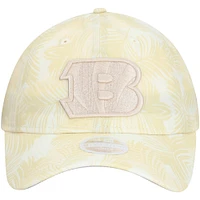 Casquette ajustable Frond 9TWENTY pour femme New Era, couleur crème