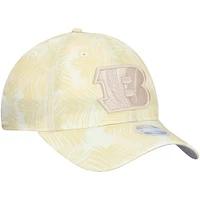 Casquette ajustable Frond 9TWENTY pour femme New Era, couleur crème